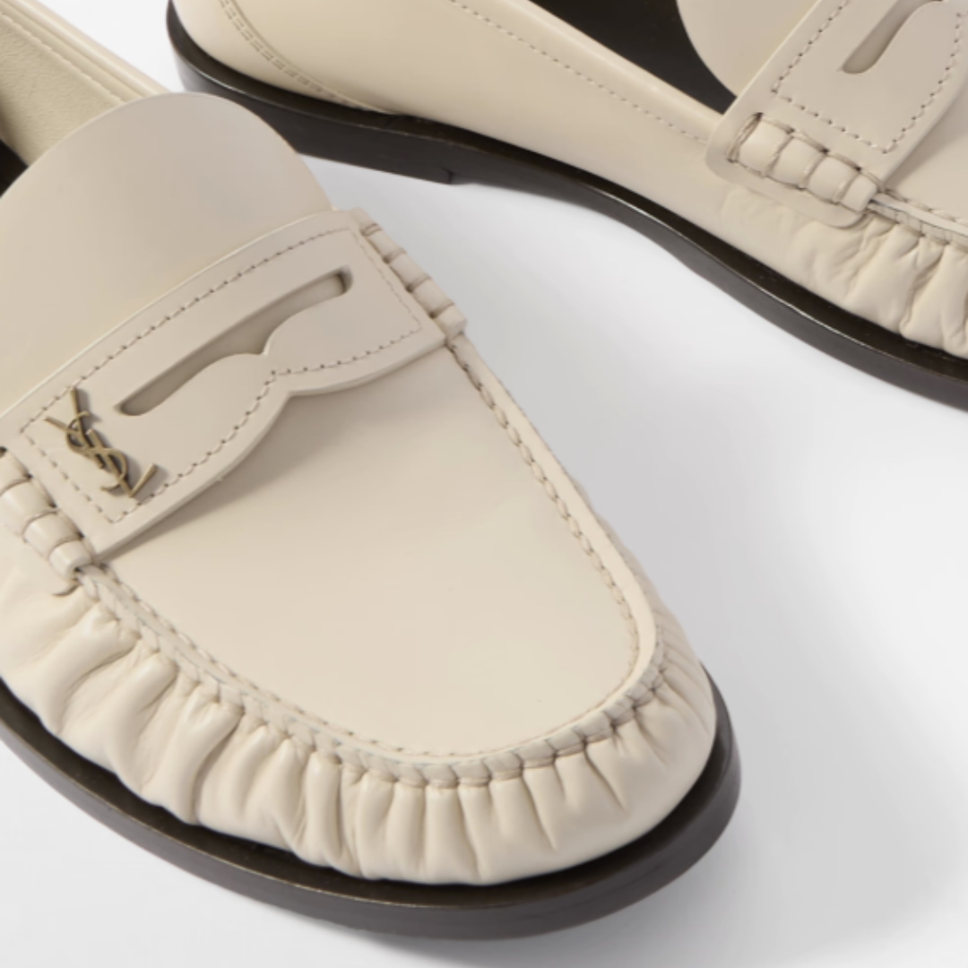 Saint Laurent Penny Loafers Bej